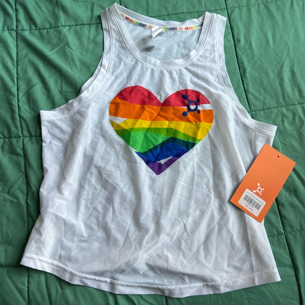 White OTF Pride Tank